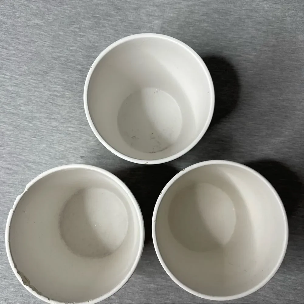 Target White 5” Round Ceramic Planter Pot 3 PCS. Set